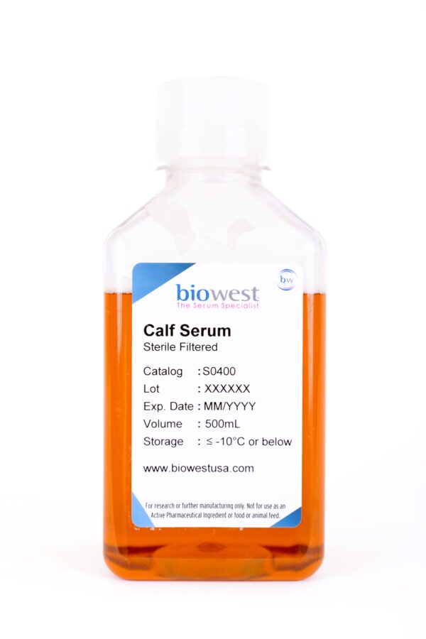 Product bottle photo of Calf Serum 500mL