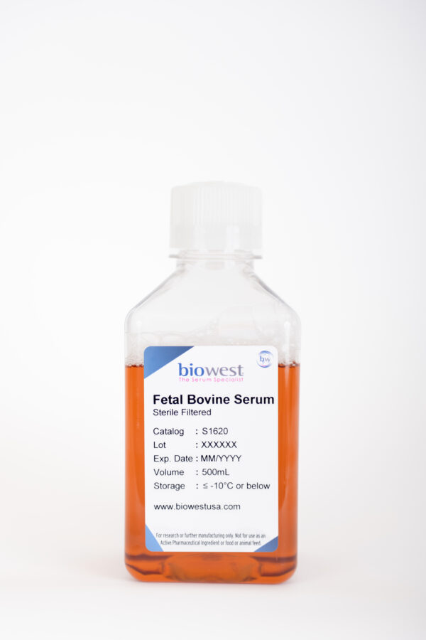 Product bottle photo of USDA Approved Sourcing FBS 500mL