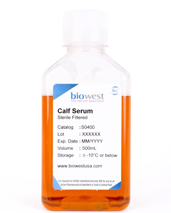 Product bottle photo of Calf Serum 500mL