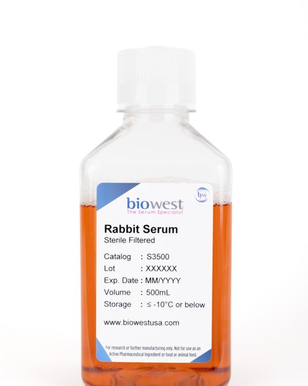 Product bottle photo of Rabbit Serum 500mL